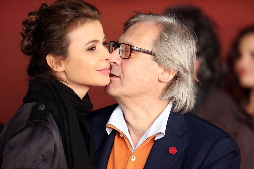 Vittorio Sgarbi e la sua compagna Sabrina Colle