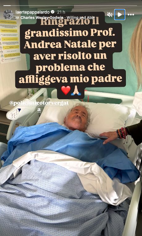La foto condivisa da Laerte Pappalardo su Instagram