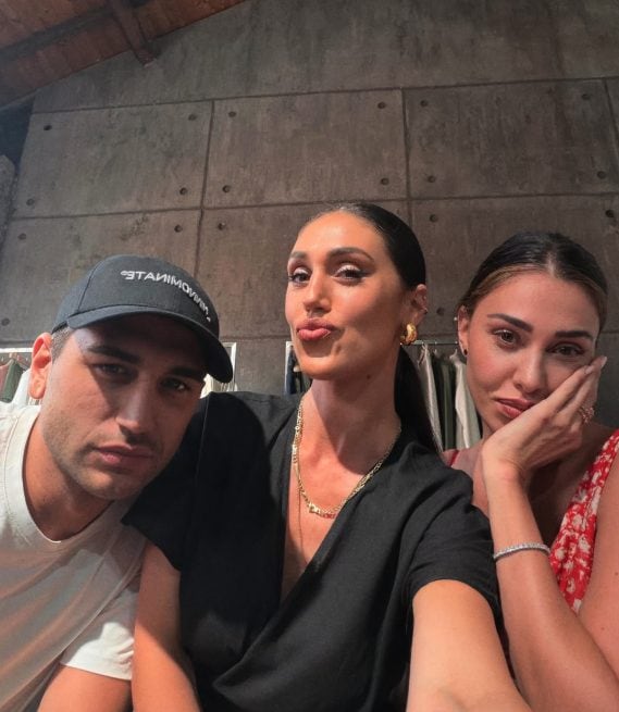 Belén, Cecilia e Jeremia Rodriguez su Instagram