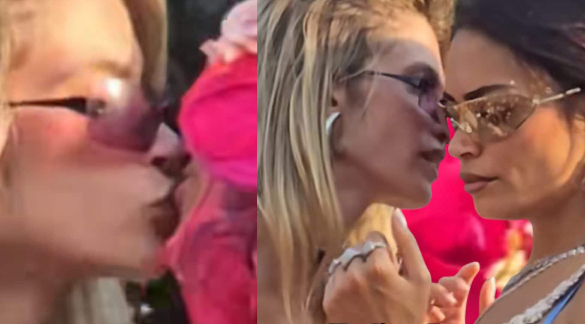 Elodie e Franceska Nuredini si baciano sul carro del Milano Pride 2026