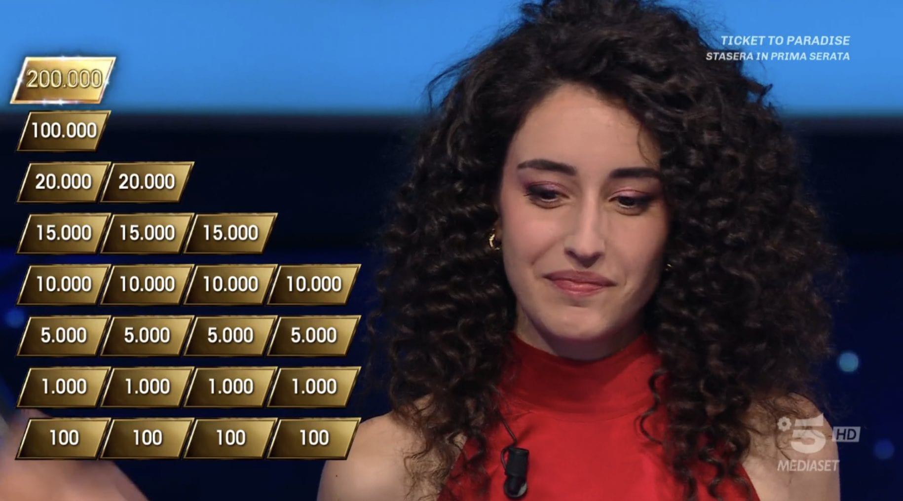 Cambia tutto alla Ruota della Fortuna: Ludovica ha vinto 25mila euro scalzando la campionessa Anthea