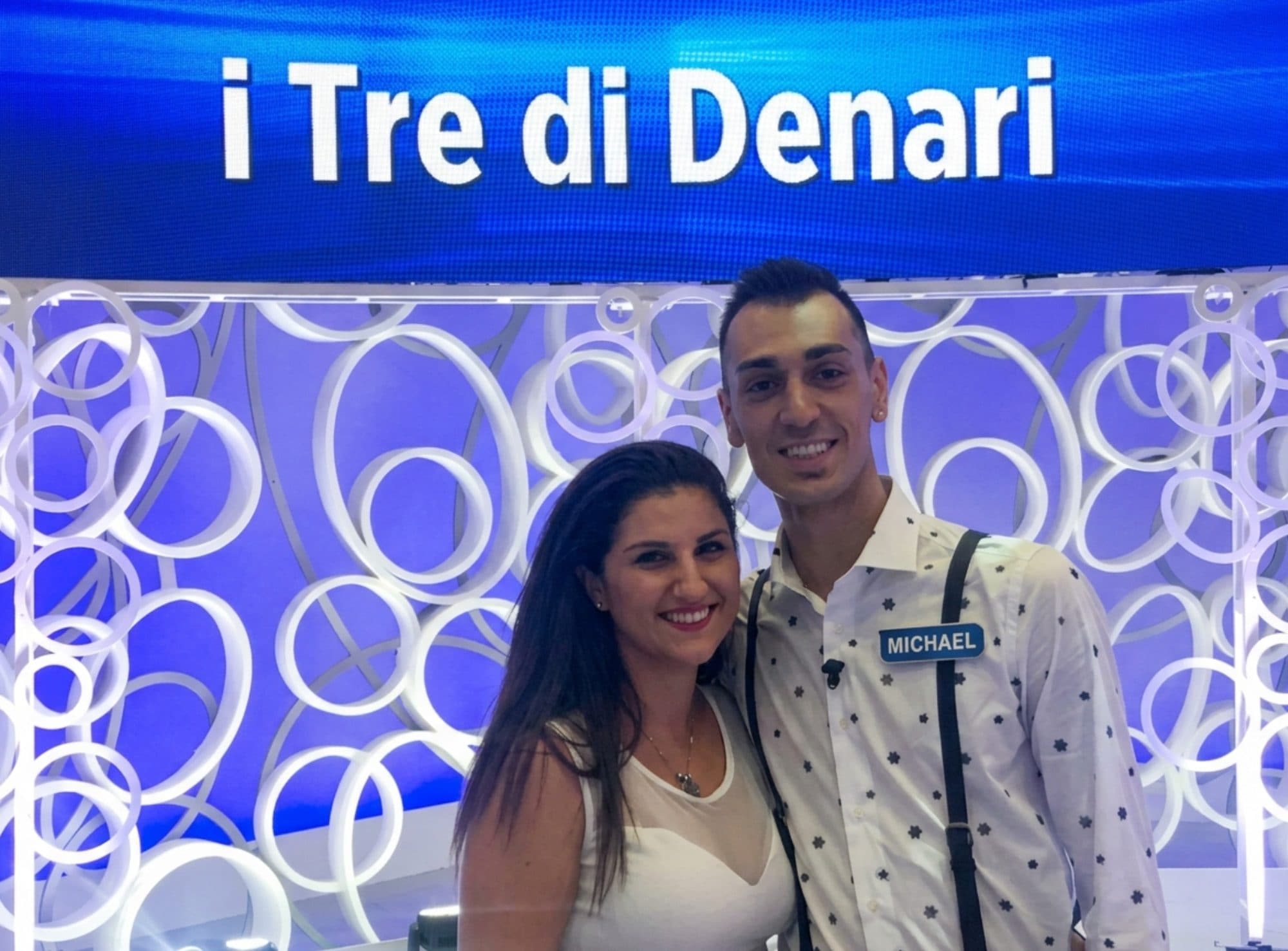 Michael Di Liberto dei Tre di Denari e la moglie Daniela
