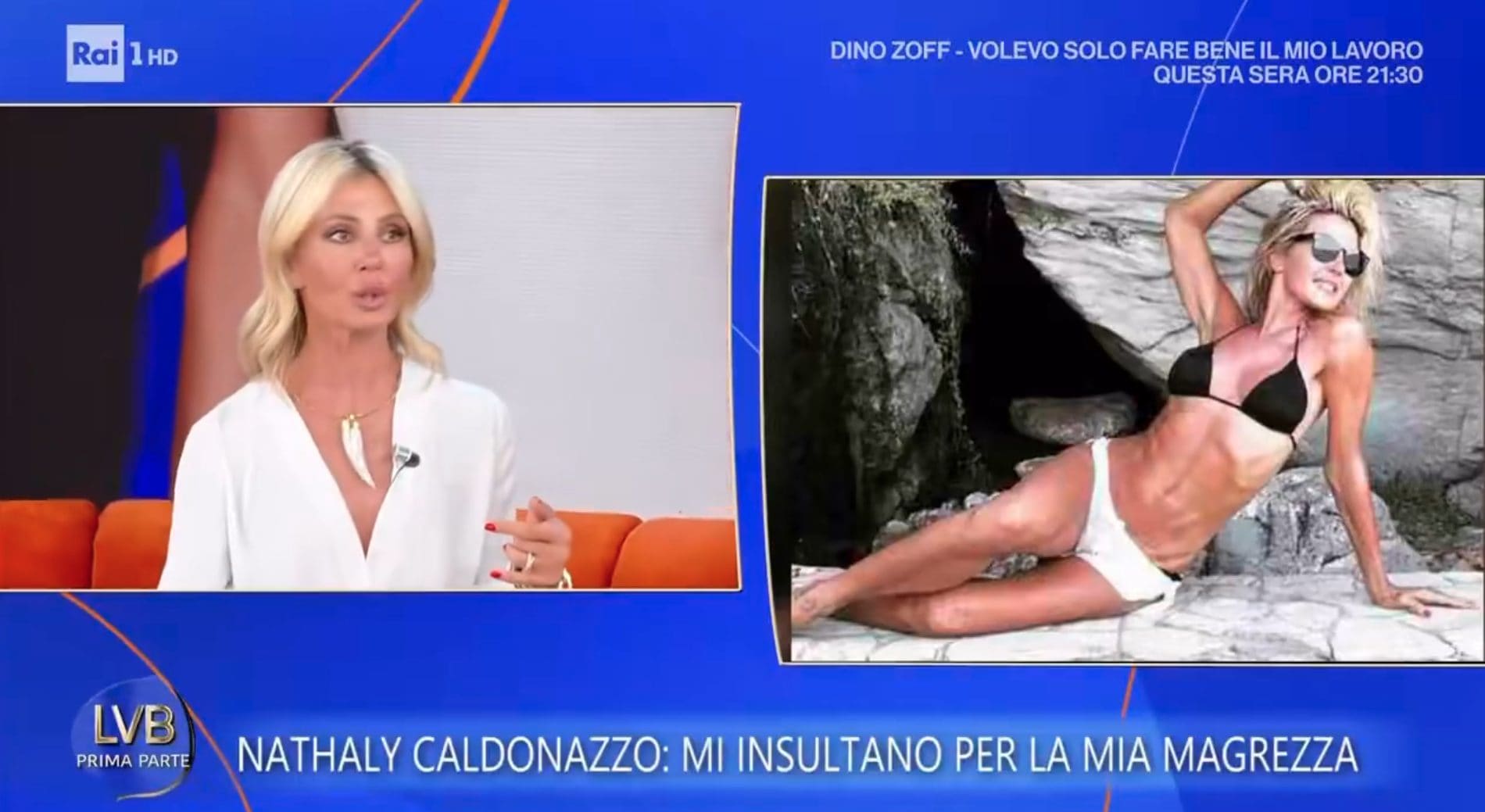 Nathaly Caldonazzo e lo sfogo in tv: "Sui social mi insultano per la mia magrezza, mi scrivono fai schifo"
