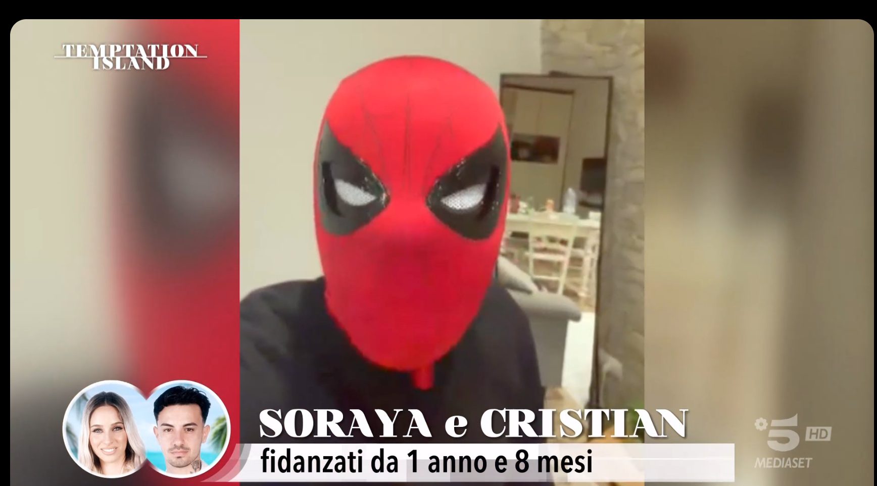 Temptation Island, Soraya avvilita da Cristian: "Spende soldi inutili, è tornato a casa con una maschera di Spiderman"