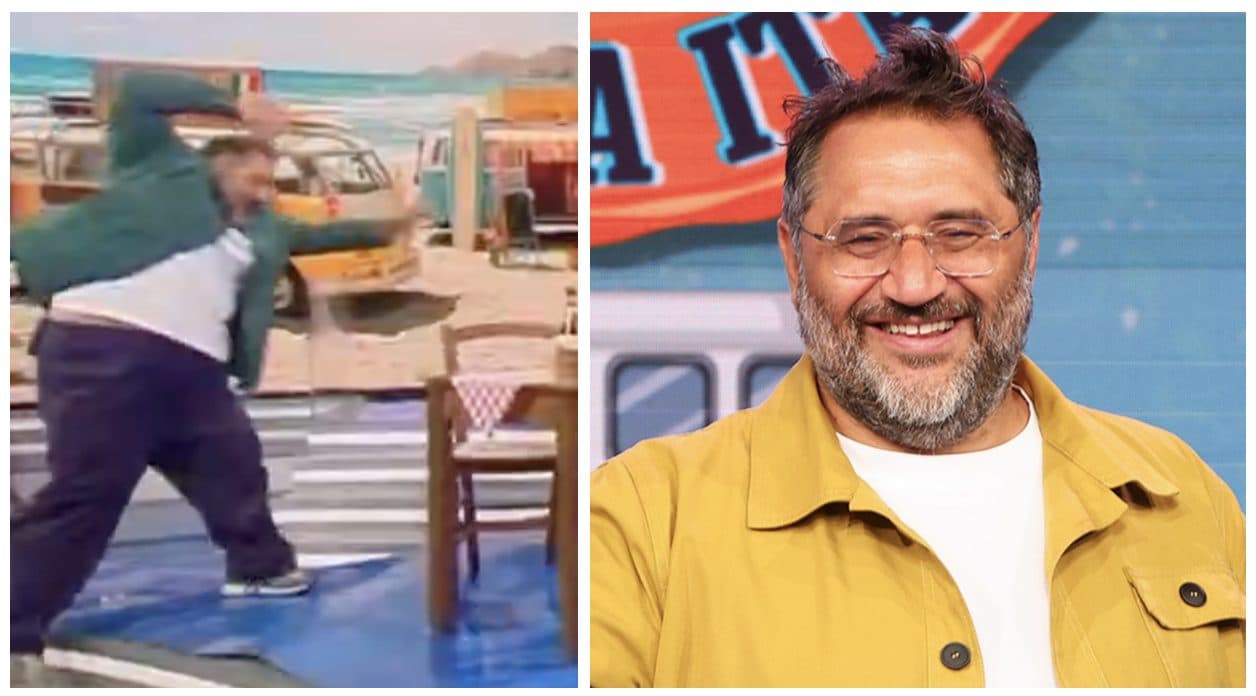 Peppone Calabrese cade in studio a Camper durante la diretta: "Prima o poi ci resto secco"