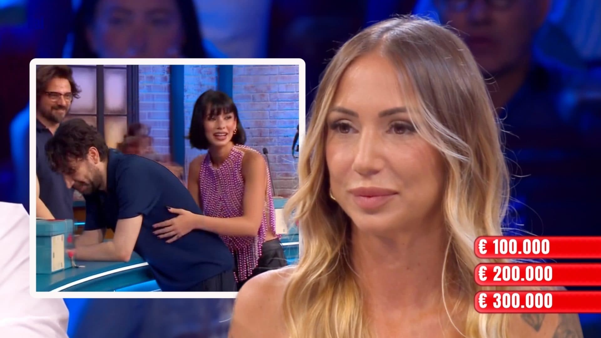 Ad Affari tuoi Camilla accetta 90mila euro, Herbert balla con Martina Miliddi: "Fermati, devo vomitare"