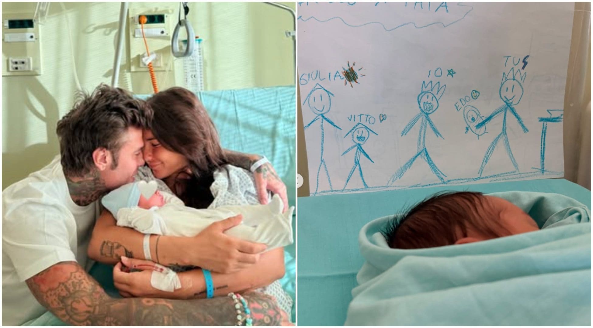 Fedez ufficializza la nascita di Edoardo Lupo, suo terzo figlio e primo con Giulia Honegger: "Una gioia così grande"