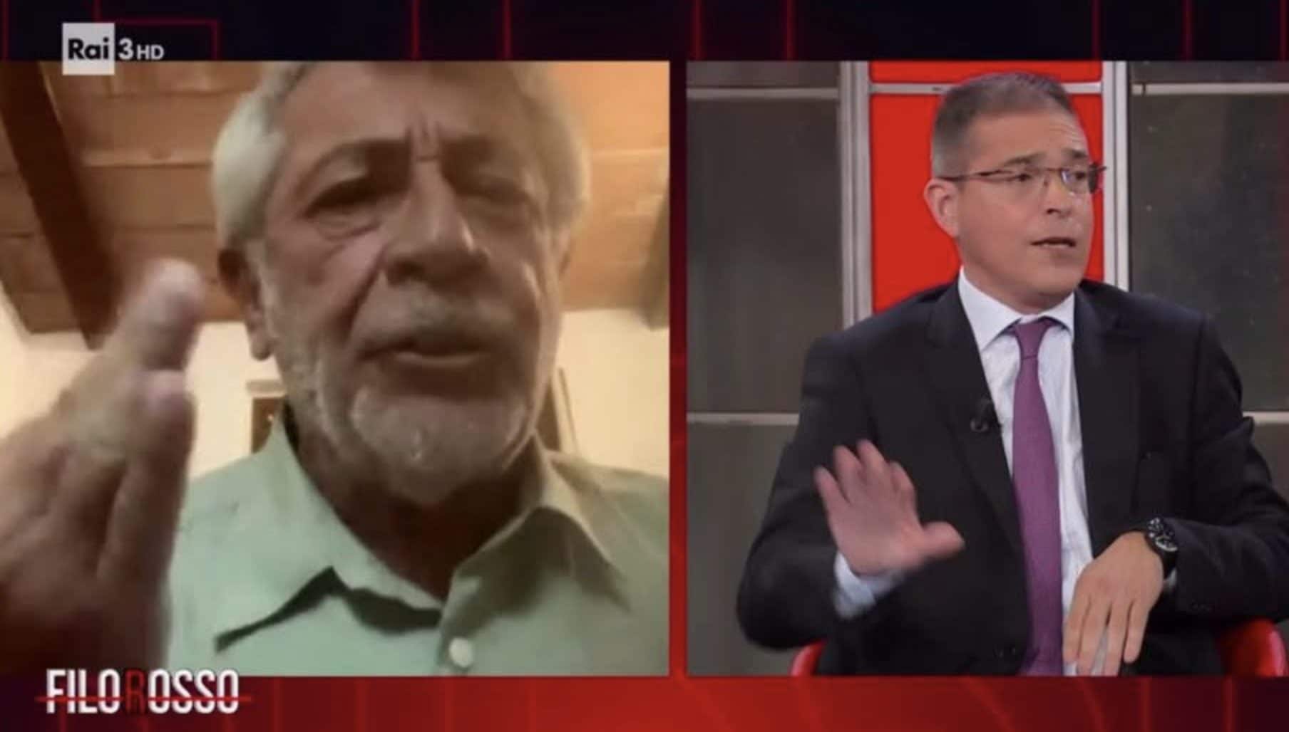Lite in diretta a Filorosso tra Negri e Capezzone: 'Vecchio comunista', 'E tu un rincoglionito'