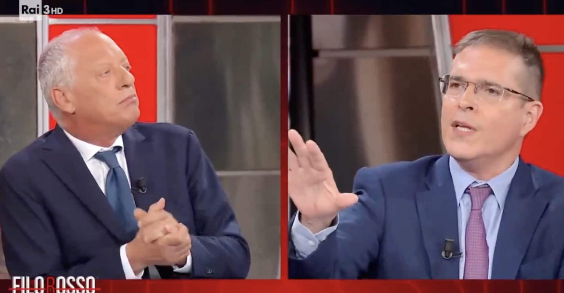 Scontro a Filorosso tra Peter Gomez e Daniele Capezzone: "È vendetta su Ranucci e Report"