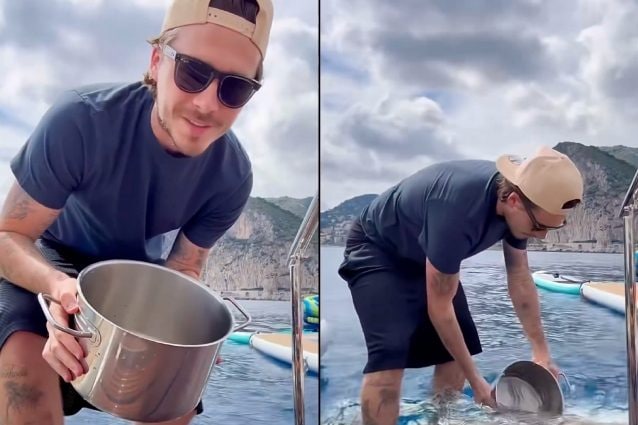 Brooklyn Beckham cuoce la pasta in acqua di mare e scattano le critiche: i commenti sui rischi e sulla pericolosità del gesto