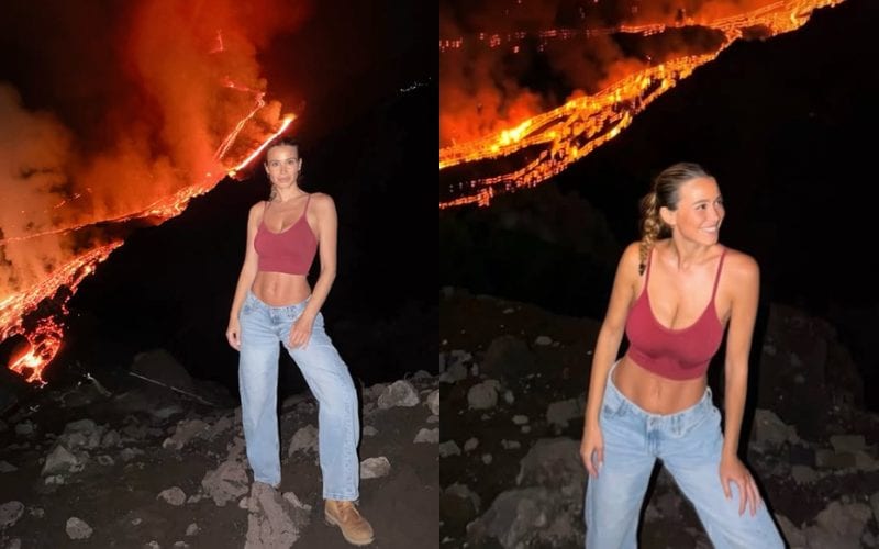 Diletta Leotta e l'escursione sull'Etna: le polemiche, la foto non reale e le critiche sull'abbigliamento