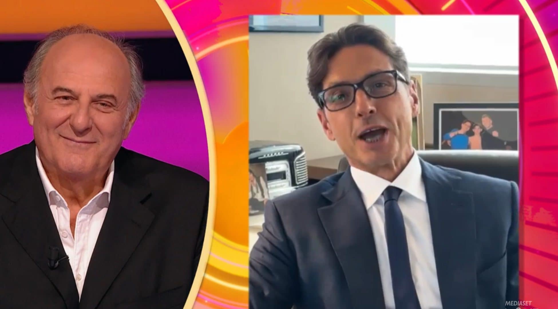 Perché nello studio di Pier Silvio Berlusconi c’è una foto con Clemente Russo: è l’allenatore del figlio Lorenzo
