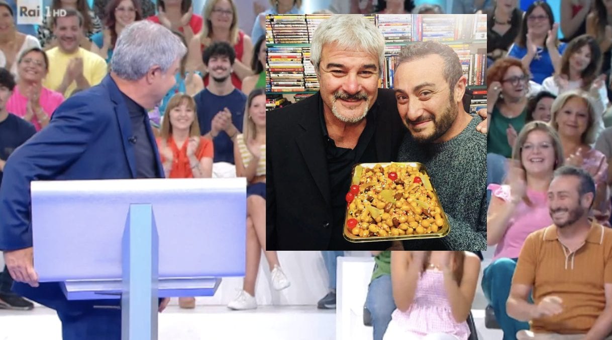 Claudio Insegno fa una sorpresa al fratello Pino a Reazione a Catena: il legame indissolubile anche in tv