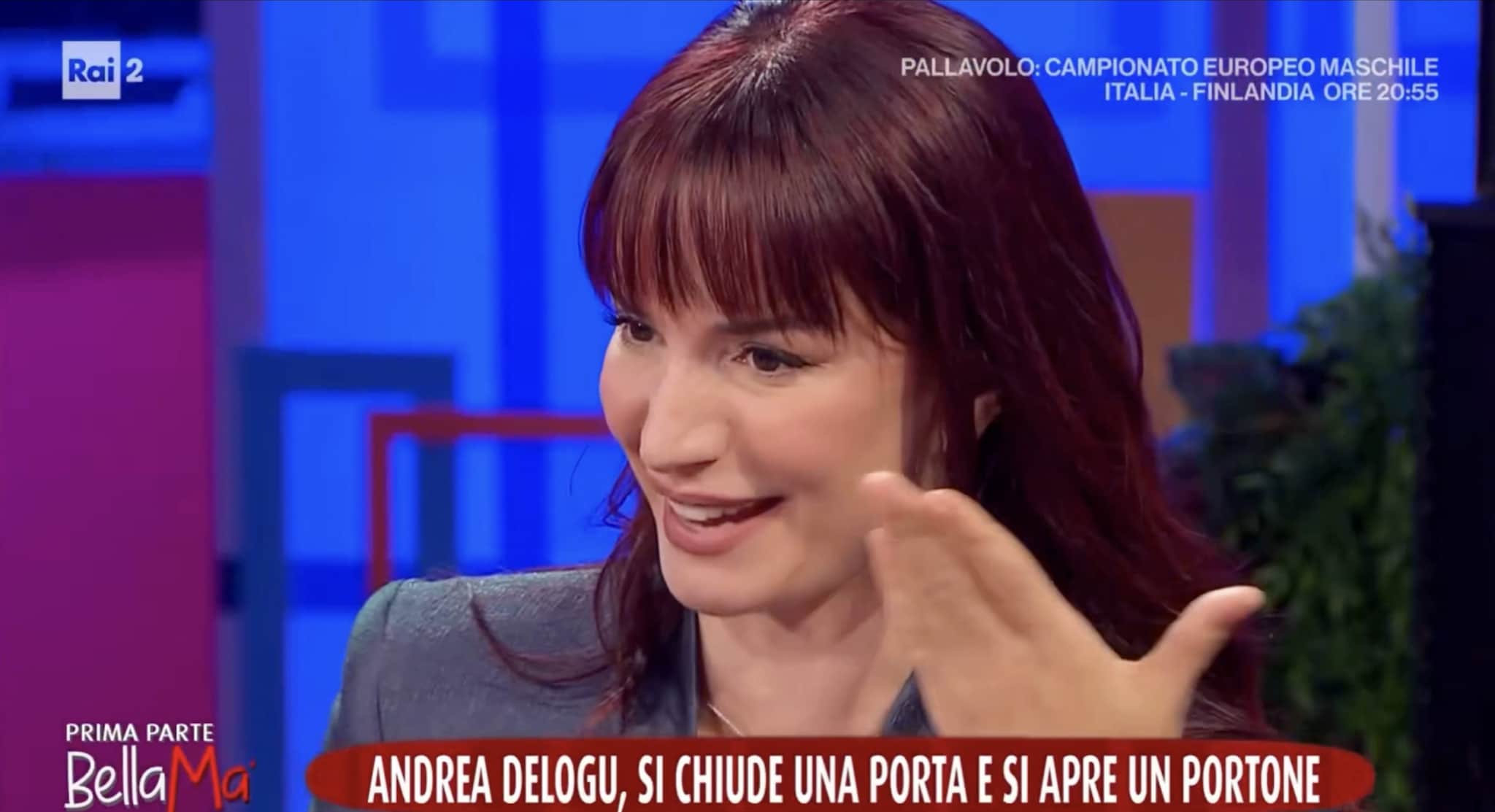 Andrea Delogu si commuove per le parole di Pierluigi Diaco: "Voglio costruirmi una famiglia"