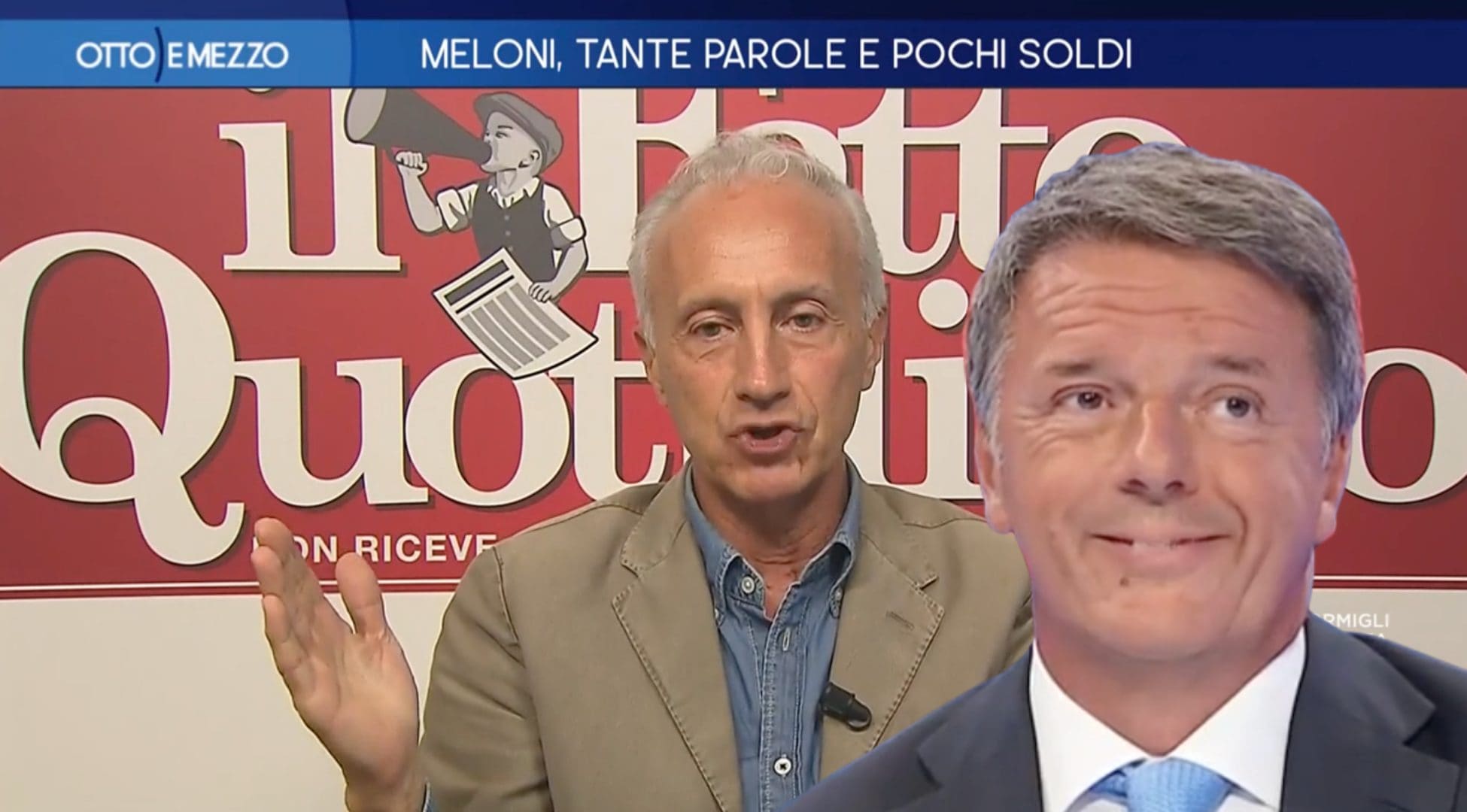 Travaglio non vuole Renzi nel campo largo: "Vince i sondaggi per chi ti sta più sulle palle!"