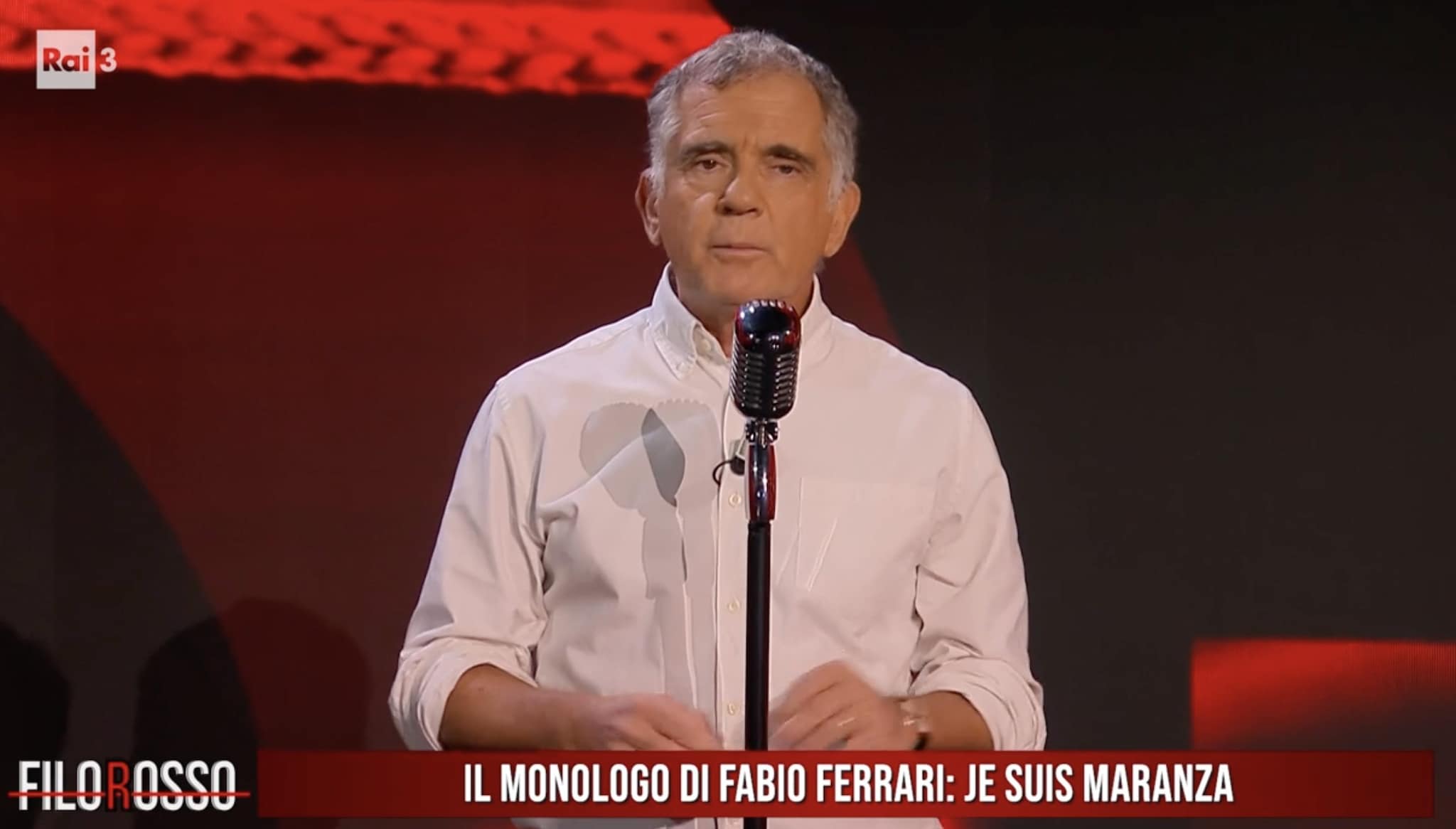 Fabio Ferrari a Filorosso ironizza sul 'Je suis maranza': polemiche sui social per l'ironia dell'attore