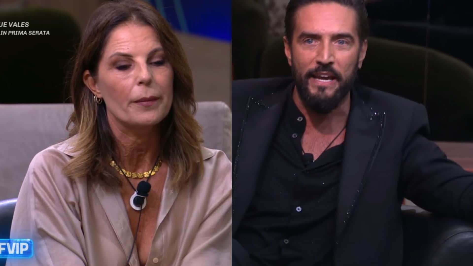 GF Vip, Marina La Rosa e Alex Belli reggono la baracca: "Sei rimasto a Centovetrine, esci da questa soap"