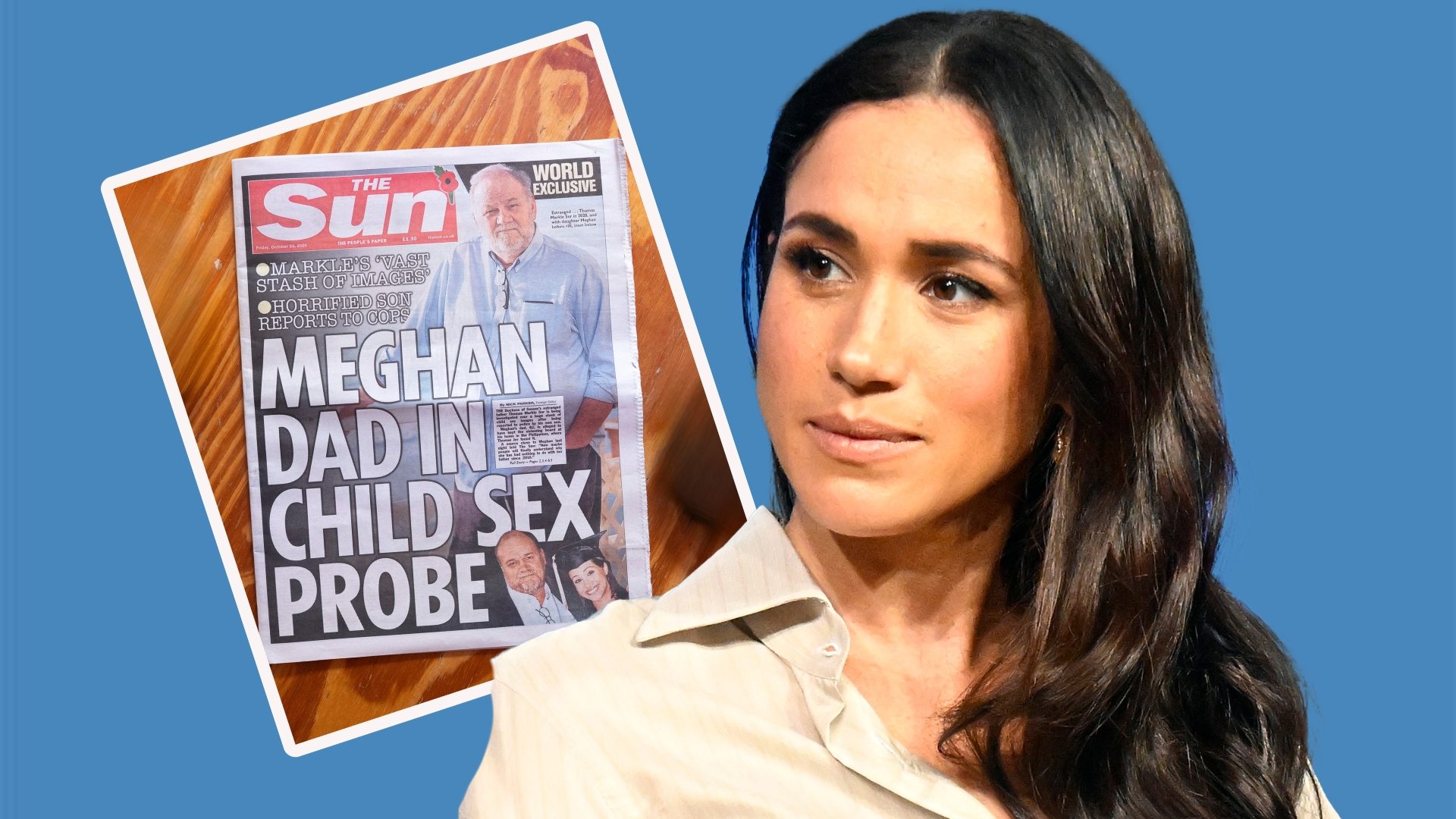 Il padre di Meghan Markle accusato di possesso di immagini pedopornografiche, la figlia: "Ho protetto i miei bambini"