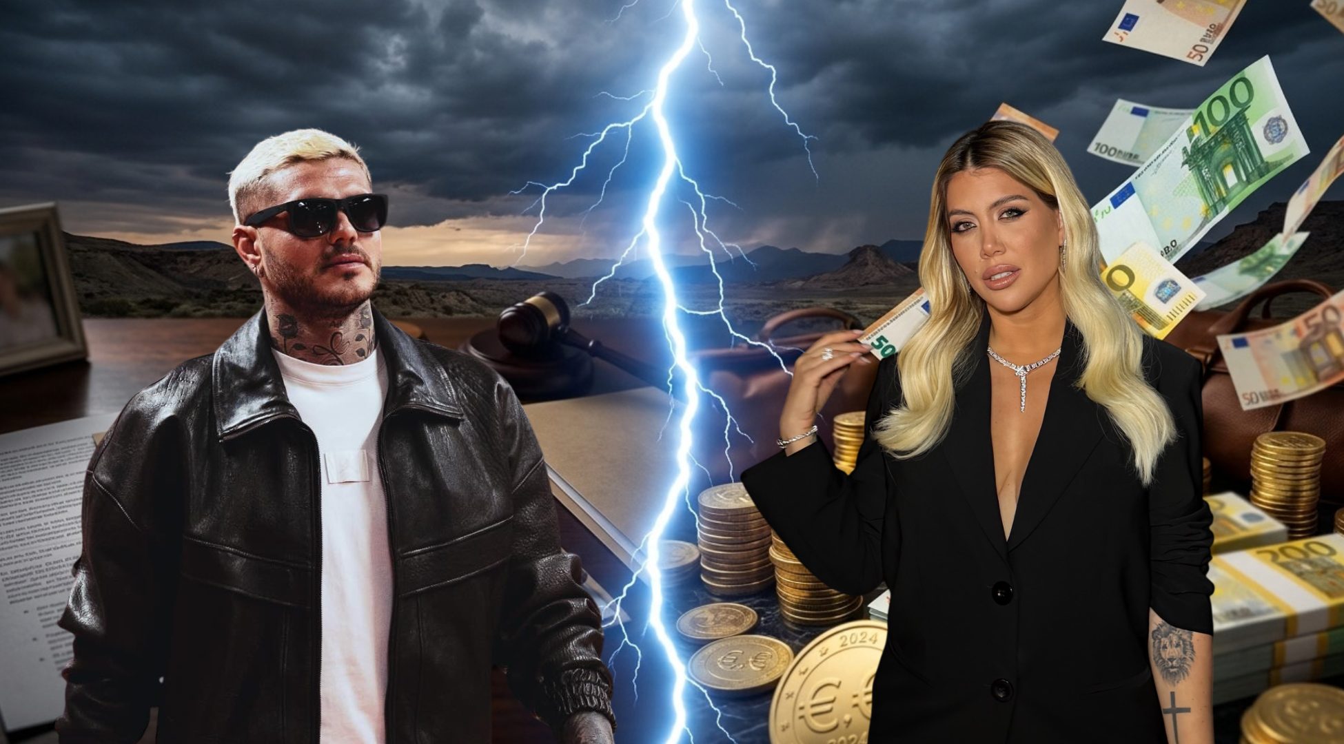 Firmato il divorzio tra Wanda Nara e Mauro Icardi, respinta la richiesta di mantenimento da 100mila euro al mese