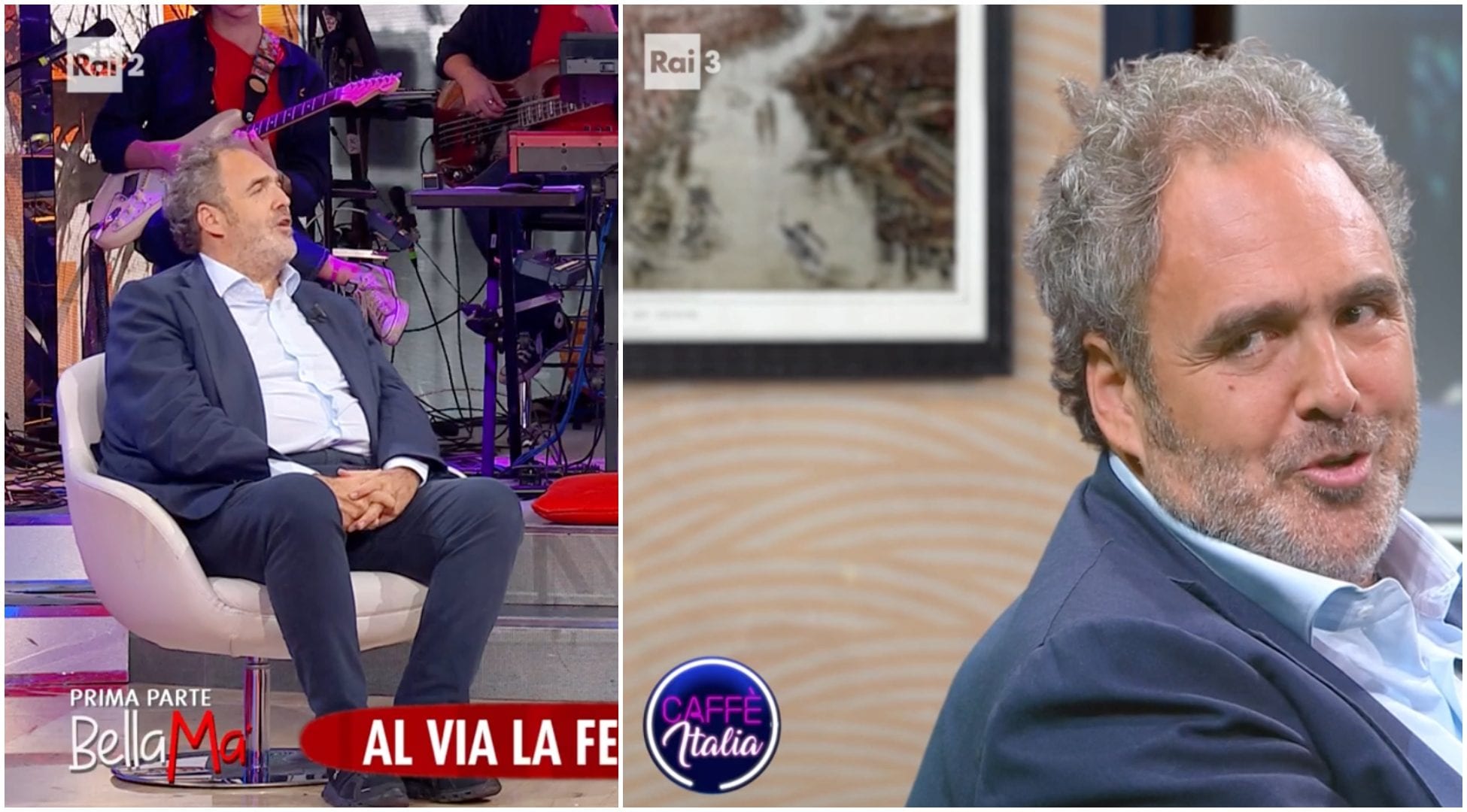 La gaffe del servizio pubblico: Salvo Nastasi in contemporanea su Rai2 e Rai3 per la Festa del Cinema di Roma