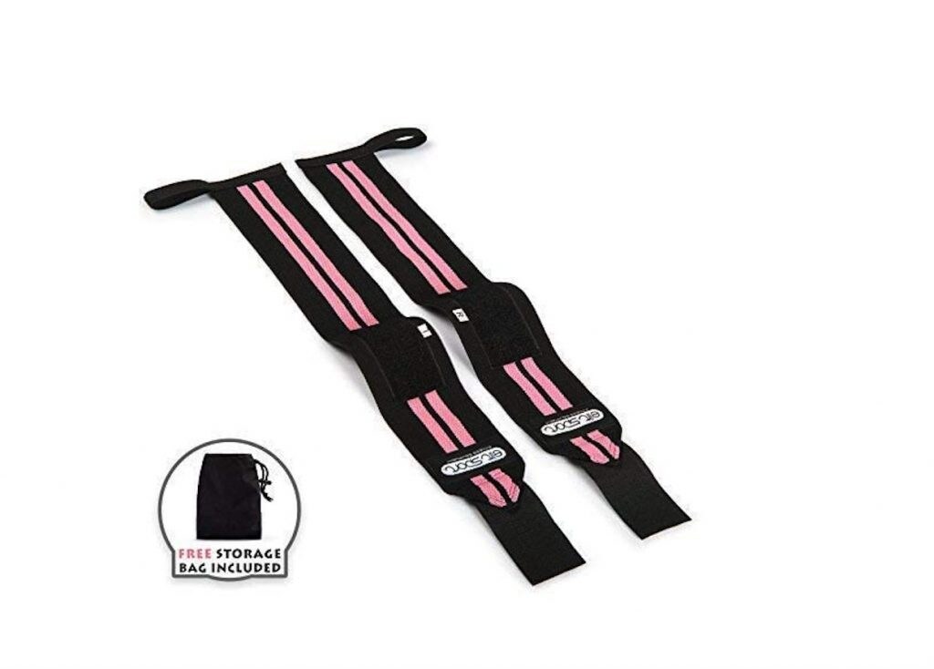 Fasce Da Polso Per Palestra - 2x Polsiere Per Fitness, Allenamento Con Pesi E Calisthenics, Nero/Bianco - Foto 6