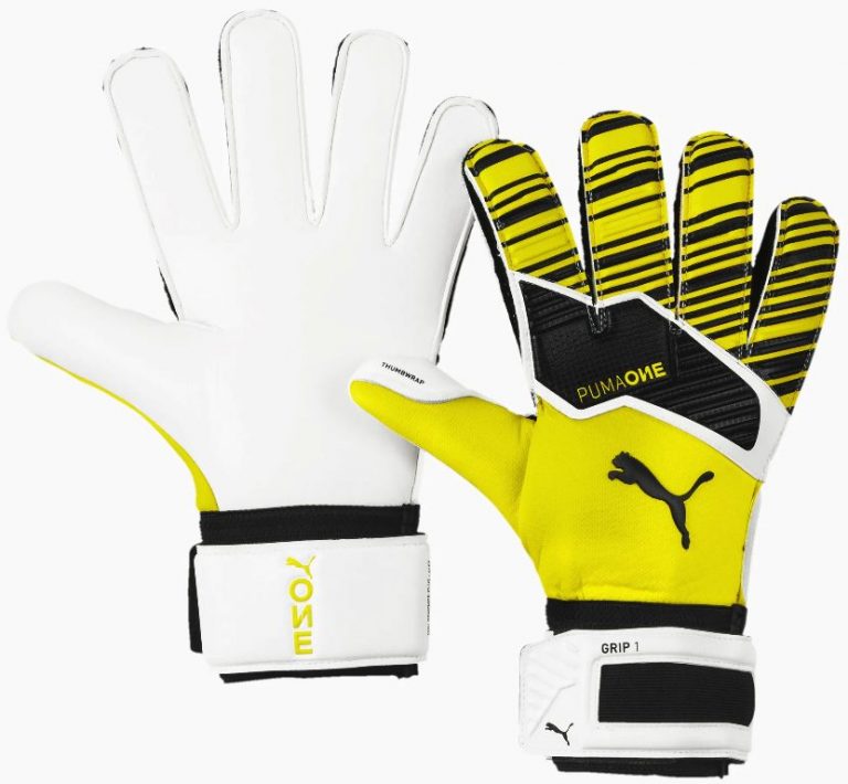 PUMA FUTURE Ultimate NC - Guanti da portiere Ragazzi, Bluemazing-Sunset Glow-Electric Peppermint, 9-041923