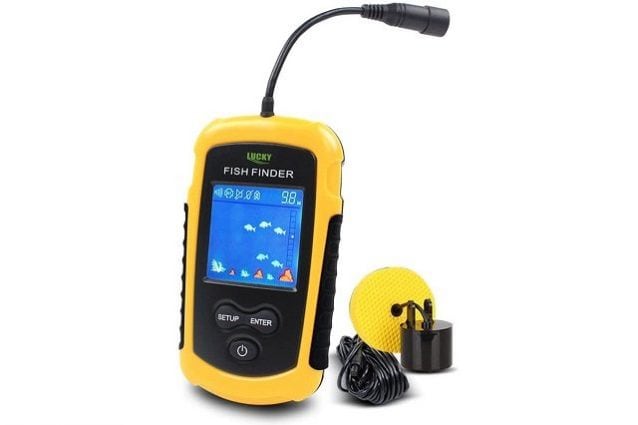 Ecoscandaglio Lucky - Sonar 100m, Trasduttore Cablato E Wireless, Per Pesca - Foto 4