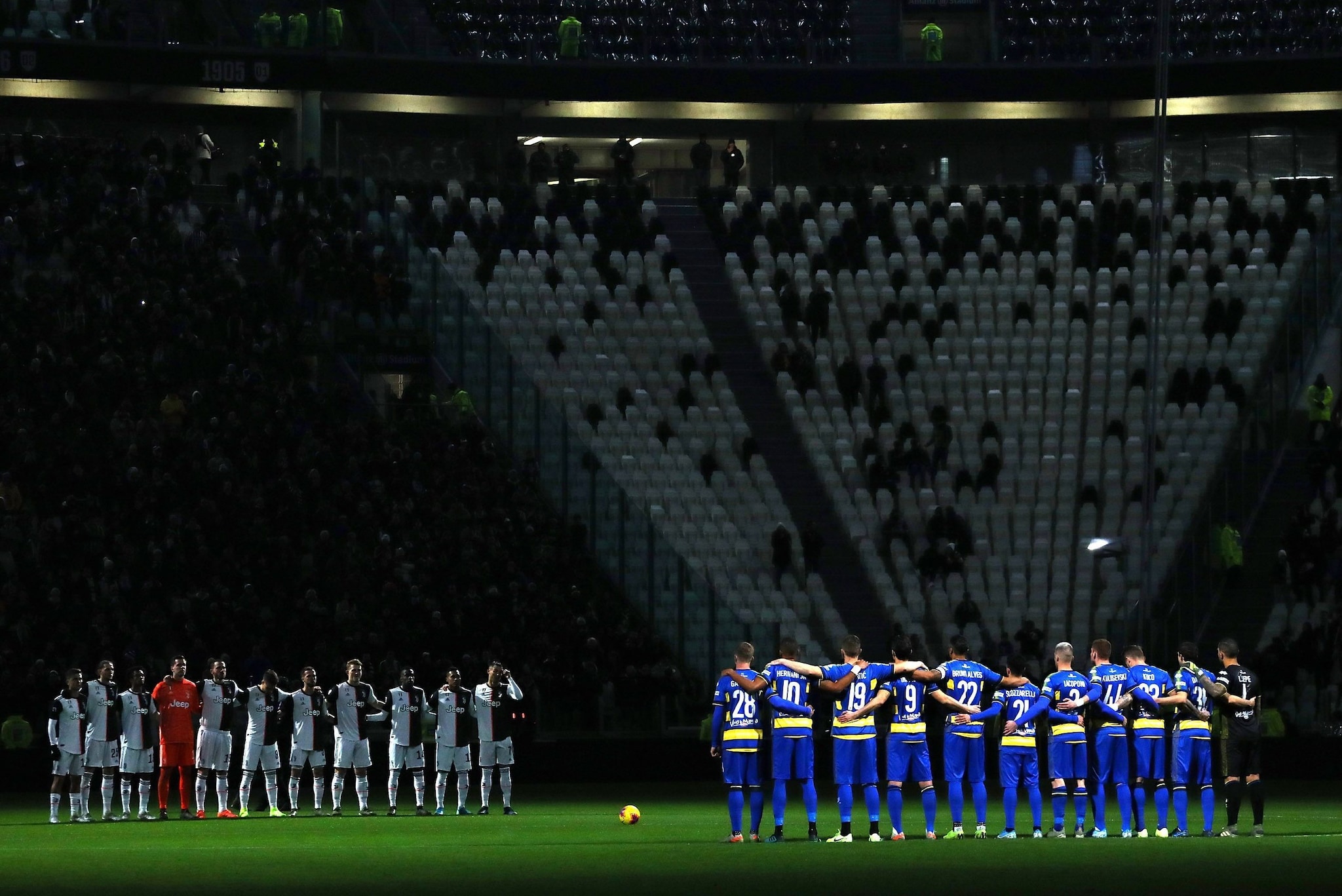minuto di silenzio oggi calcio