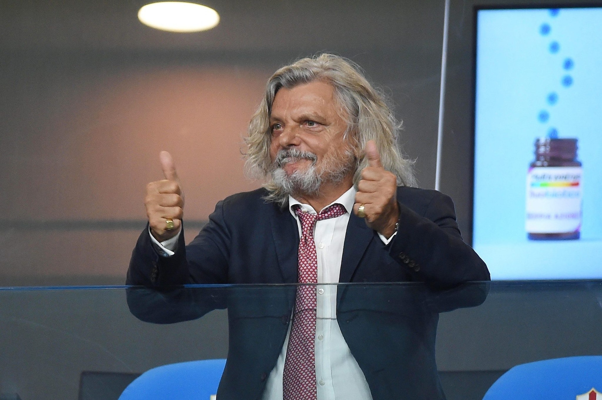 L’ex presidente della Samp, Massimo Ferrero, accusato di bancarotta fraudolenta dalla Procura di Paola