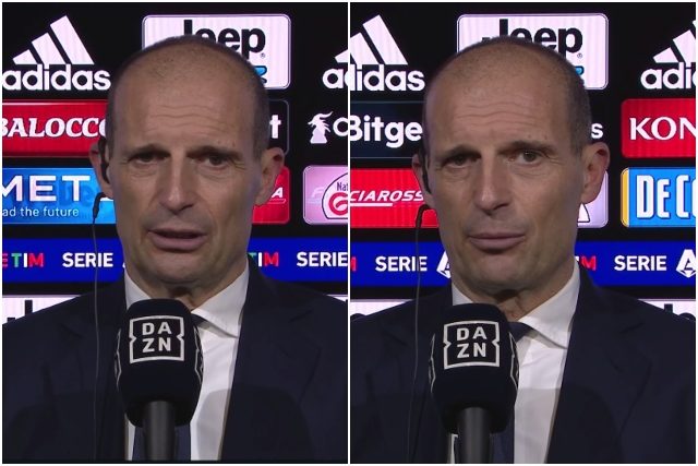 Il tecnico della Juventus, Allegri, spacca il fronte dei tifosi bianconeri er le difficoltà della squadra
