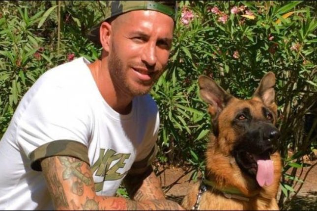 Sergio Ramos ha condiviso una storia sui social dedicando un messaggio al cane Jagger morto