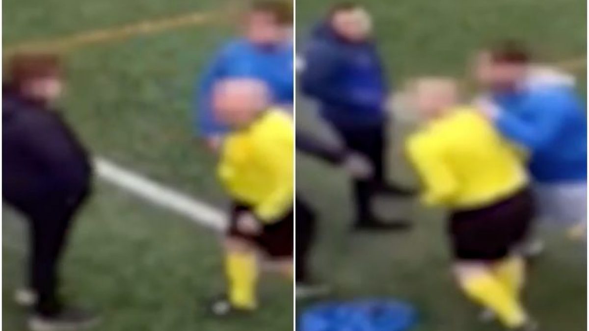 L’episodio avvenuto durante una gara di calcio dilettantistico scozzese.