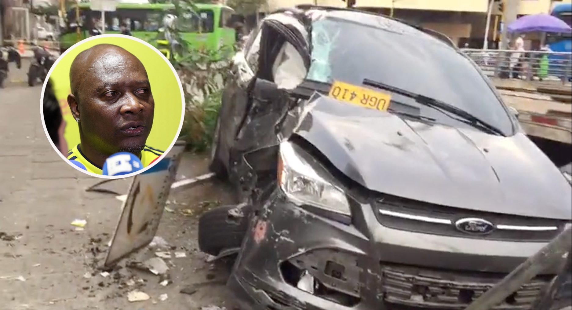 L’ex calciatore colombiano, Freddy Rincon, è morto dopo l’incidente in auto.