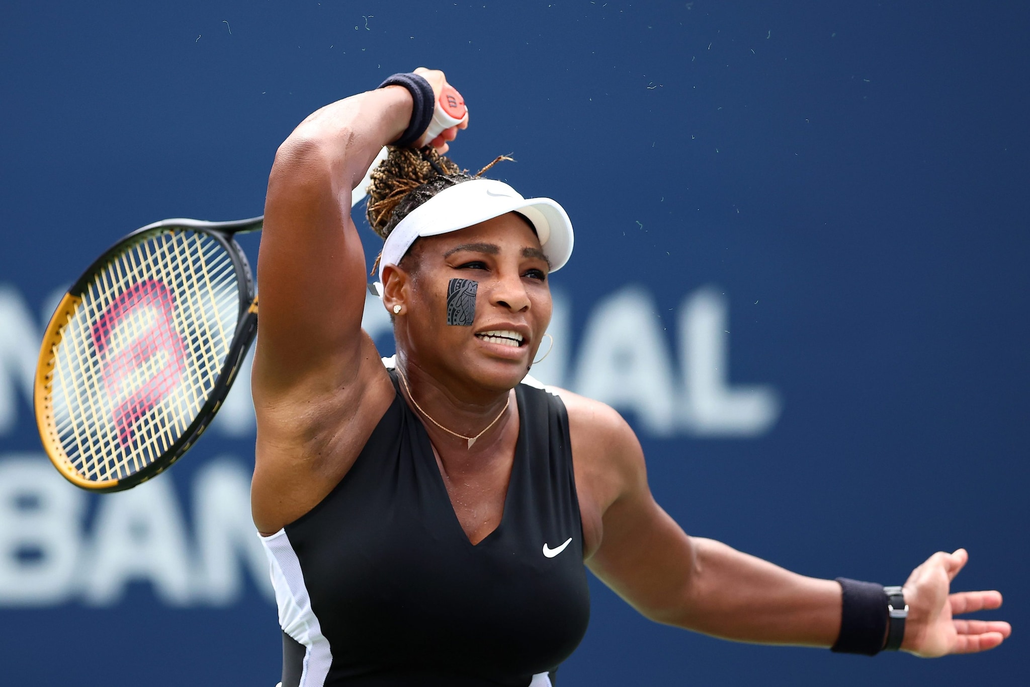 Serena Williams in campo.