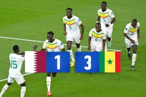 Il Senegal si prende la prima vittoria: 3-1 sul Qatar, a un passo dall'essere fuori dalla Coppa