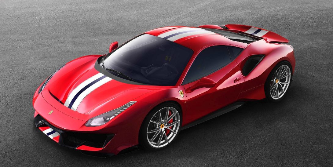 La 488 è una delle due Ferrari di proprietà del campione del Paris Saint Germain.