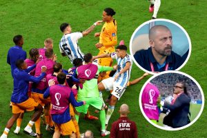 Paredes mira alla panchina dell'Olanda ed è rissa: in campo Davids e Samuel
