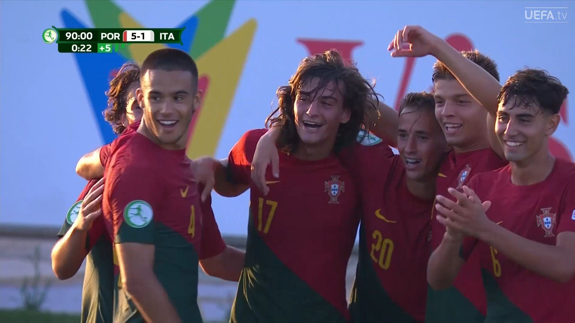 Manita del Portogallo all'Italia agli Europei U19 ora con la Polonia