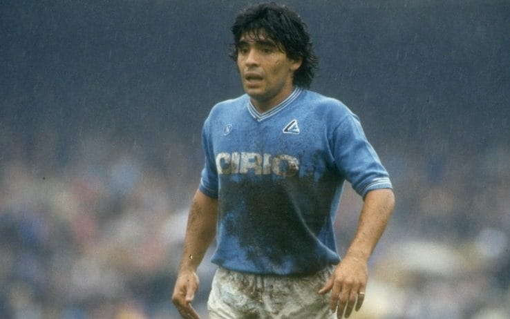 Diego Armando Maradona è stata la stella assoluta del Napoli.