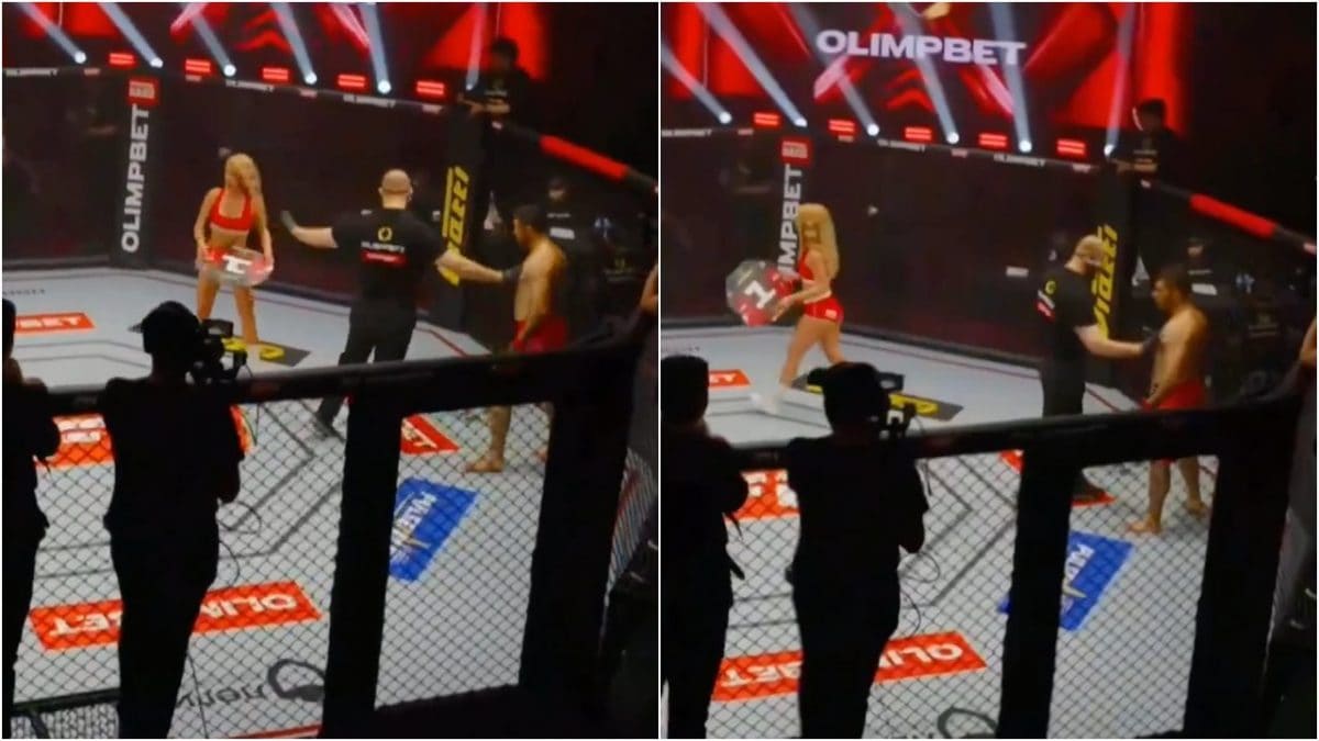 Combattente MMA dà un calcio a una ring girl, la reazione del pubblico è brutale: scoppia una