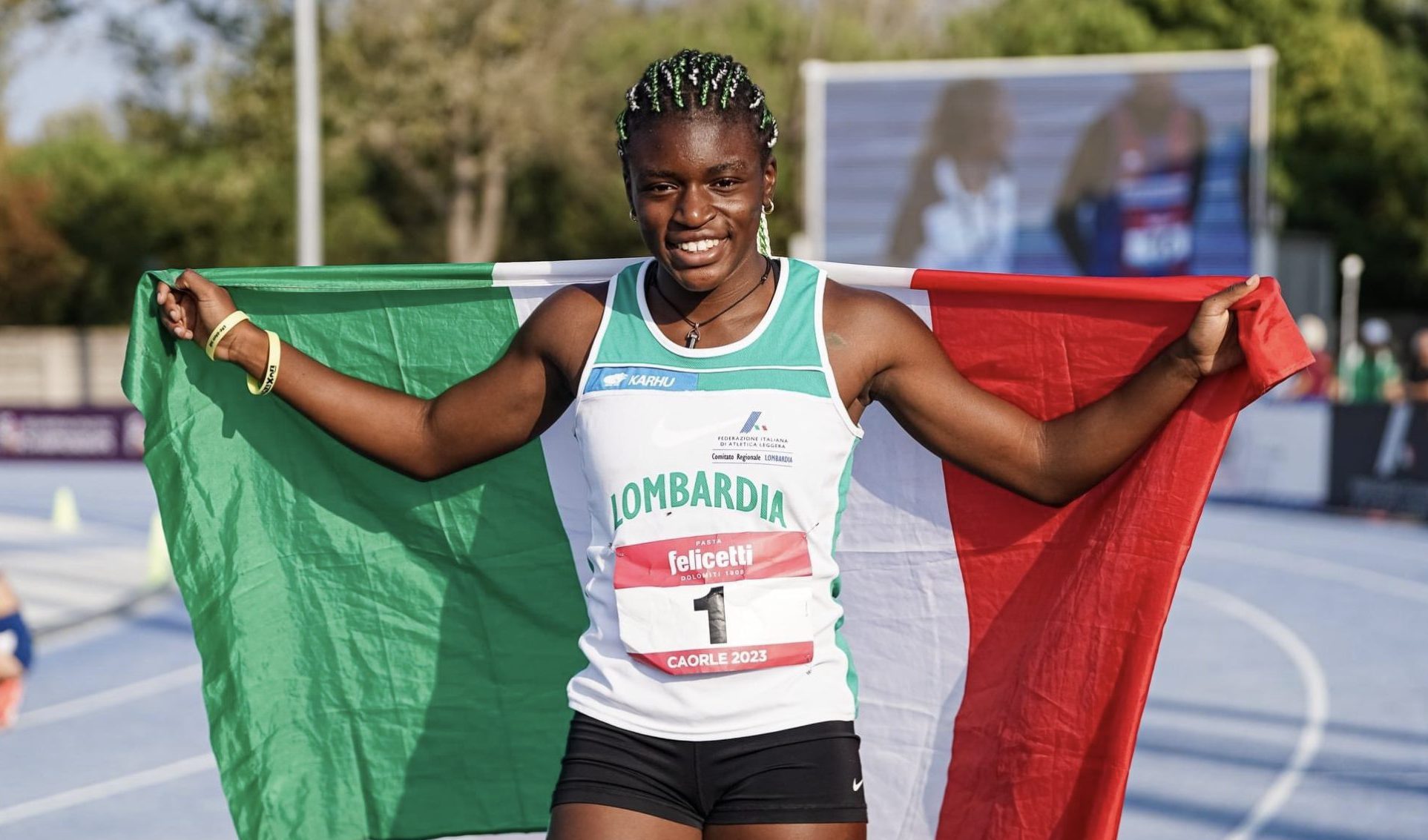 La stella dell'atletica italiana ha 14 anni: Kelly Doualla Edimo ha fatto un tempo mostruoso sui 100 metri