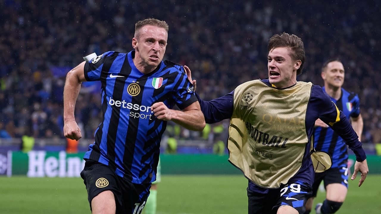 Frattesi con la maglia dell’Inter.