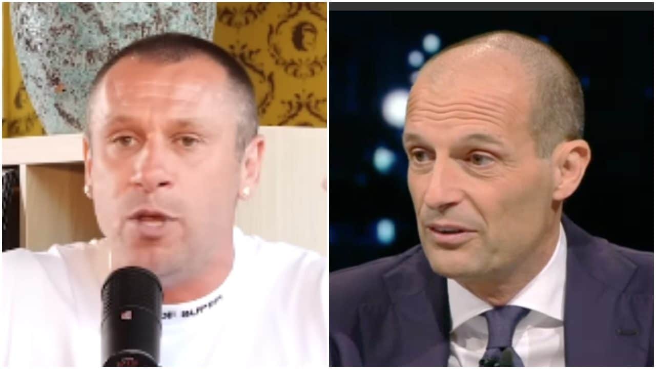 Cassano: "Con Allegri ci sentivamo, si rideva e si scherzava". Poi svela cosa accadde