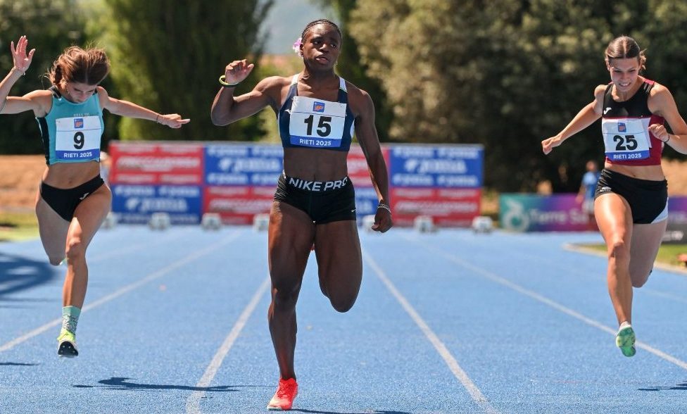 Kelly Doualla fa un altro record: a 15 anni vola nei 100 metri con un tempo strepitoso