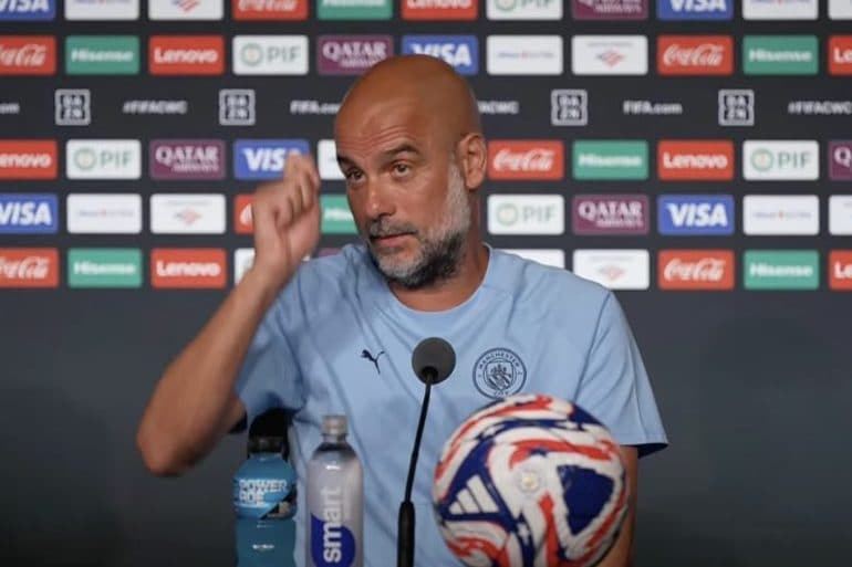 Guardiola dà un consiglio agli spettatori di Juve-Manchester City: "Acqua, cappelli e asciugamani"