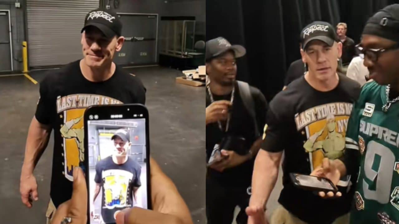John Cena filmato di nascosto dà una lezione di rispetto al tifoso che ha infranto una regola sacra