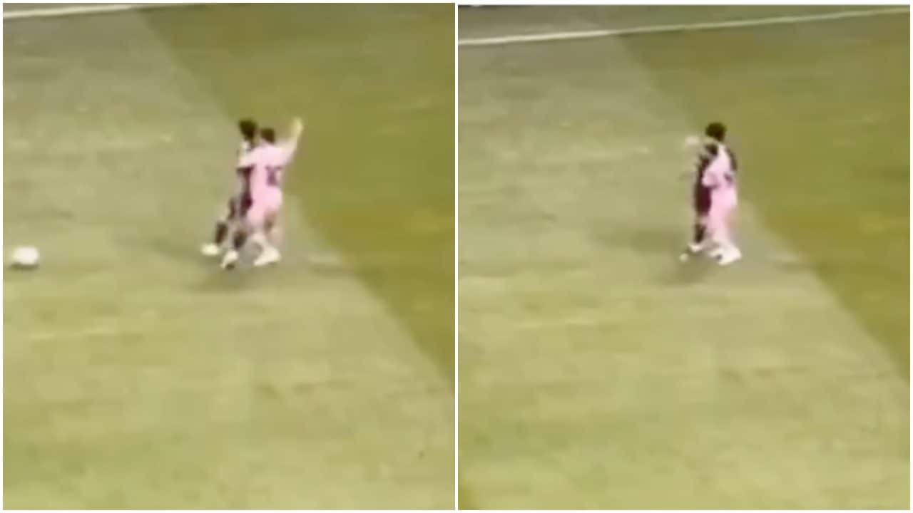 Messi inchiodato da un video durante PSG-Inter Miami: ha tirato un cazzotto a Vitinha