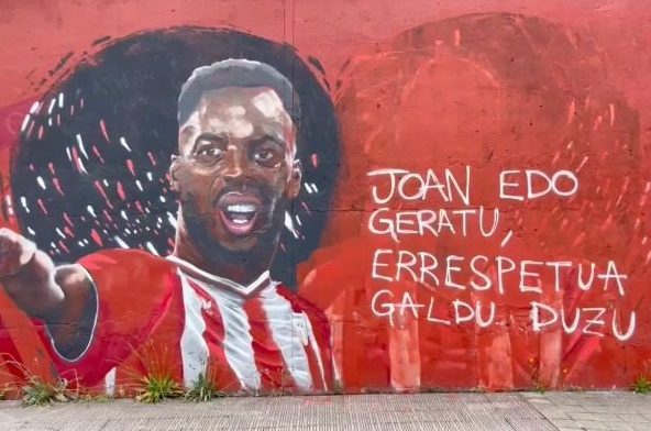 I tifosi dell'Athletic cancellano Nico Williams dal murale: sta per firmare con il Barcellona