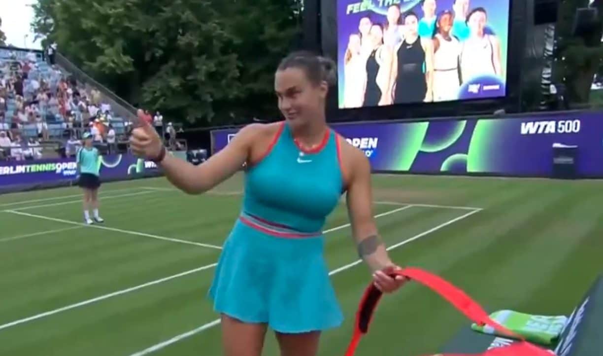 Sabalenka si sfoga per la partita sospesa a Berlino: "Stai perdendo" e fa un gesto di rabbia