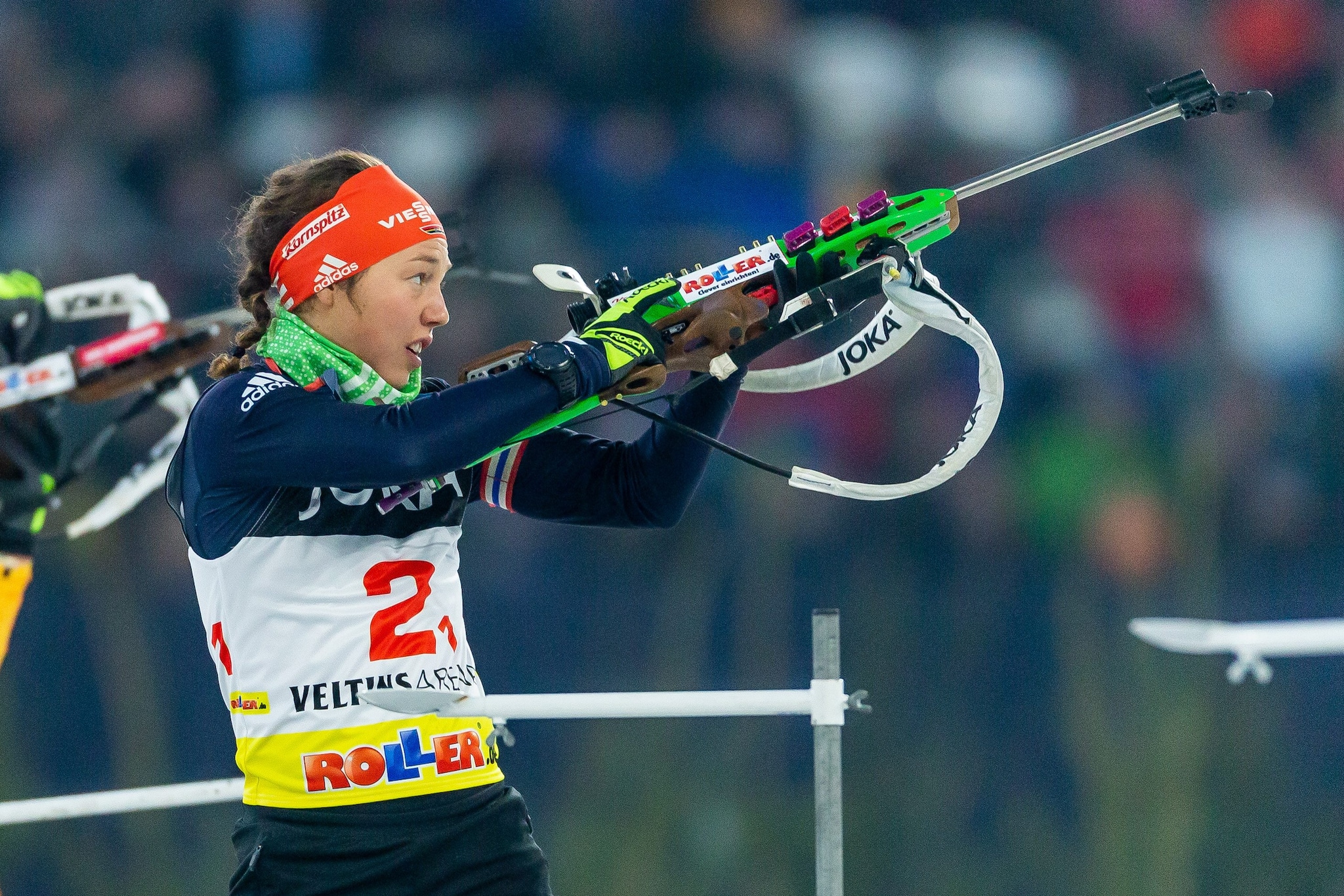 Laura Dahlmeier nel 2019.